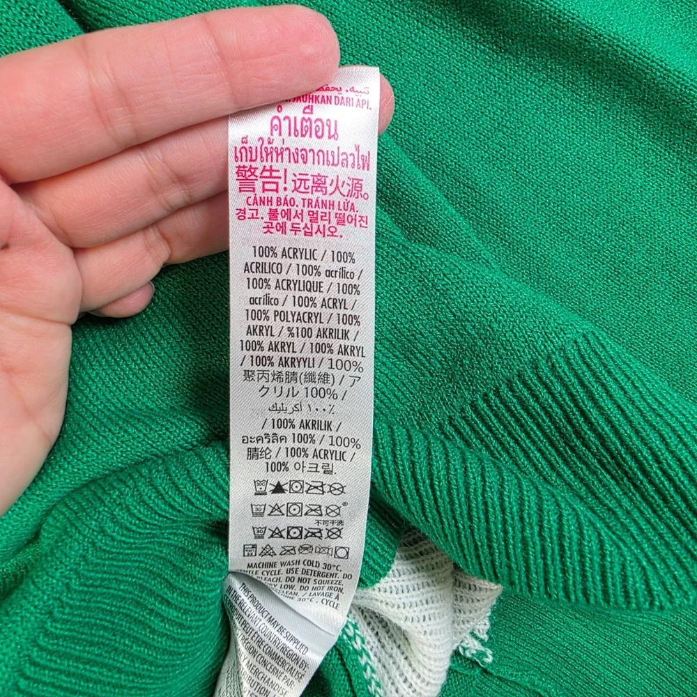Disney Mickey Mouse Donald Duck Sweater Mens Large Green Christmas Graphic Knit